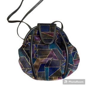 Vintage Multicolor Velvet Purse